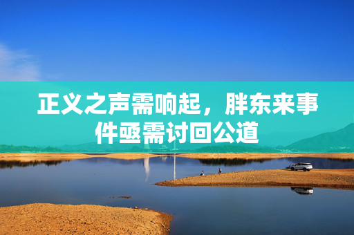 正义之声需响起，胖东来事件亟需讨回公道