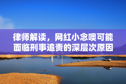律师解读，网红小念噢可能面临刑事追责的深层次原因