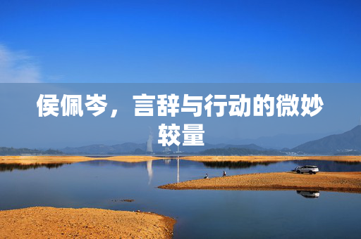侯佩岑，言辞与行动的微妙较量