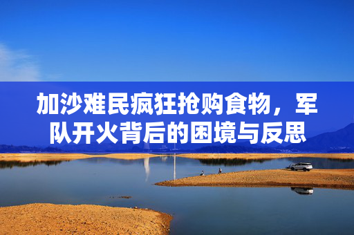 加沙难民疯狂抢购食物，军队开火背后的困境与反思