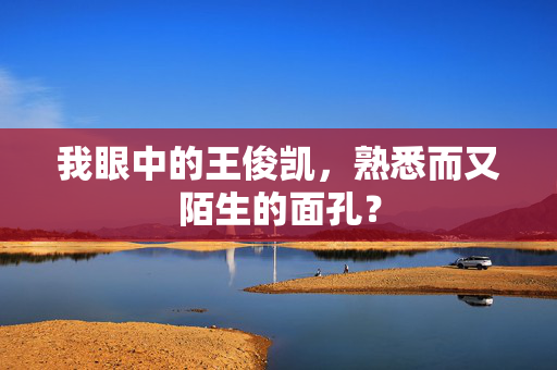 我眼中的王俊凯，熟悉而又陌生的面孔？