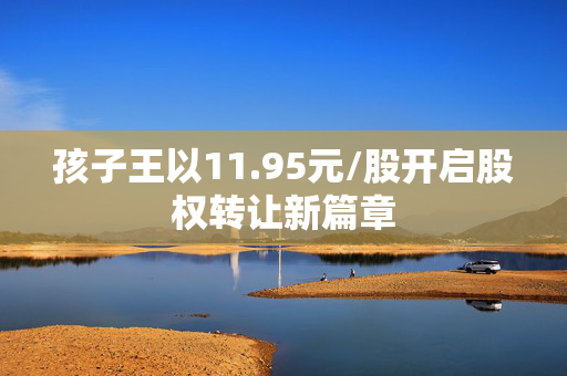 孩子王以11.95元/股开启股权转让新篇章