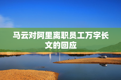 马云对阿里离职员工万字长文的回应