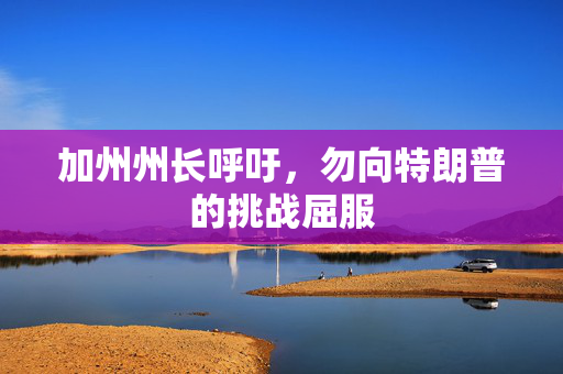 加州州长呼吁，勿向特朗普的挑战屈服