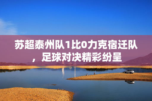 苏超泰州队1比0力克宿迁队，足球对决精彩纷呈