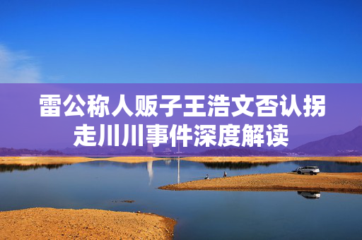 雷公称人贩子王浩文否认拐走川川事件深度解读