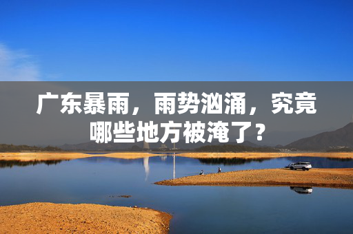 广东暴雨，雨势汹涌，究竟哪些地方被淹了？