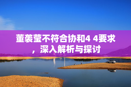 董袭莹不符合协和4 4要求，深入解析与探讨