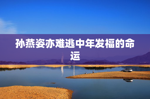 孙燕姿亦难逃中年发福的命运